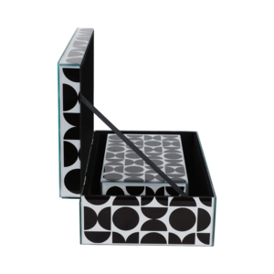 <b>Glass</b> Decorative Box Set With Lid Modern Storage Box For Jewelry And Keepsake Display Shelf Decorative <b>Boxes</b> - Product Image 3