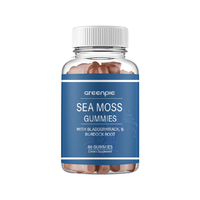 Greenpie Vente en gros Hormone DIM 200mg Gummies de beauté à la mousse de mer Suppléments végétaliens pour adultes