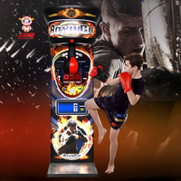 Machine de Boxe d'Arcade Professionnelle à Monnayeur, Entraînement Électronique de Force et de Coup, Simulateur de Sac de Frappe