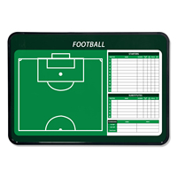 Tableau de tactique de football avec poignée, inscriptible et effaçable à sec, pour l'analyse des matchs de football et l'entraînement des entraîneurs