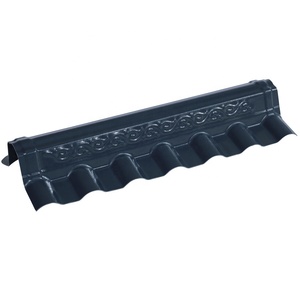 Gouttière en PVC 4 couches Tuiles de <span class=keywords><strong>toit</strong></span> en PVC espagnoles Feuille Accessoires de crête supérieure Accessoire en PVC - Product Image 5