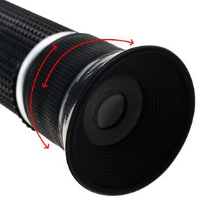 Réfractomètre Alcoomètre Glucomètre avec ATC, double échelle 0-25% VOL 0-40% Brix pour la fabrication d'alcool par les vignerons - Product Image 5