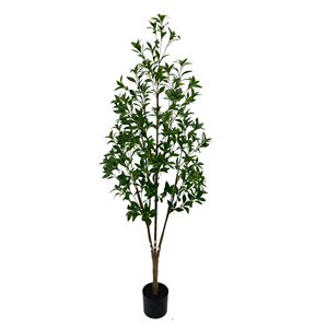 Arbre artificiel <span class=keywords><strong>Pieris</strong></span> <span class=keywords><strong>Japonica</strong></span> de 1,8 m en gros, fausse plante Andromeda japonaise, résistant aux UV, durable, pour intérieur, maison, bureau, hôtel - Product Image 1