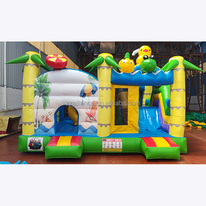 Château gonflable commercial Canard Jaune <span class=keywords><strong>pour</strong></span> enfants, idéal <span class=keywords><strong>pour</strong></span> la location de fêtes - Product Image 1