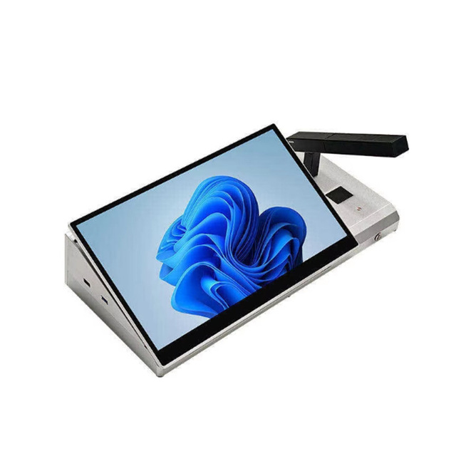 15.6 Inch Paperless Conference System LCD Monitor Electronic Table Nameplate on Back