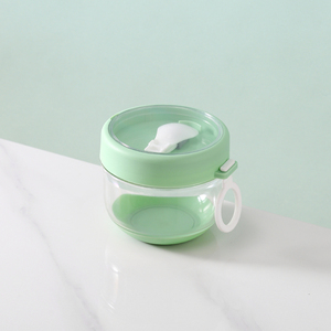 Contenitore portatile per avena durante la notte con coperchio e cucchiaio Yogurt colazione in movimento tazze barattoli di farina d'avena contenitore per Snack - Product Image 1