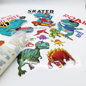 <span class=keywords><strong>Camiseta</strong></span> con estampado personalizado de diseño de dinosaurio listo para presionar, Material de vinilo PET, transferencia de calor térmica DTF para ropa de <span class=keywords><strong>niños</strong></span> - Product Image 2