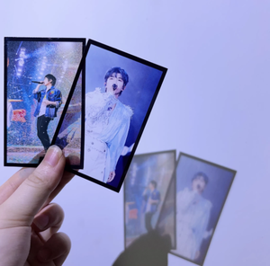 Individuelle Lesezeichen <span class=keywords><strong>Kpop</strong></span> Reverse Light Shadow Ticket-Stubs DIY Transparente Postkarte Transparentpapier Konzertticket-Lyrics-Karte - Product Image 3