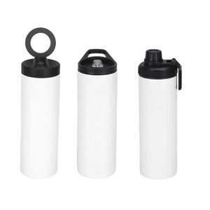 Htpmart Sublimation Tumbler 20oz Triple-Insulated Stainless Steel Sports Water Bottle <b>Straw</b> <b>Lid</b> - Product Image 6