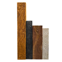 Vigas de Techo de Madera Sintética PU Talladas a Mano en Forma de U de 3 Lados, Vigas de Techo de Madera Artificial Personalizadas de Fábrica