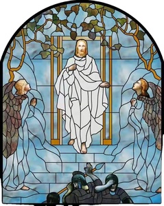 Panneaux de vitraux creux personnalisés pour mur-rideau extérieur avec motifs cathédrales - Product Image 3