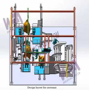 Équipement d'étourdissement du bétail largement utilisé pour la ligne d'abattage de boeuf, cage d'abattage de vaches, équipement de <span class=keywords><strong>boucherie</strong></span>, ligne de traitement, 1 ensemble - Product Image 6