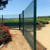 Valla de Seguridad Anti-Escalada 358 de Fácil Montaje, Paneles de Malla Soldada Galvanizada, Visión Clara, Anti-Robo, Uso Personalizable en Aeropuertos y Granjas
