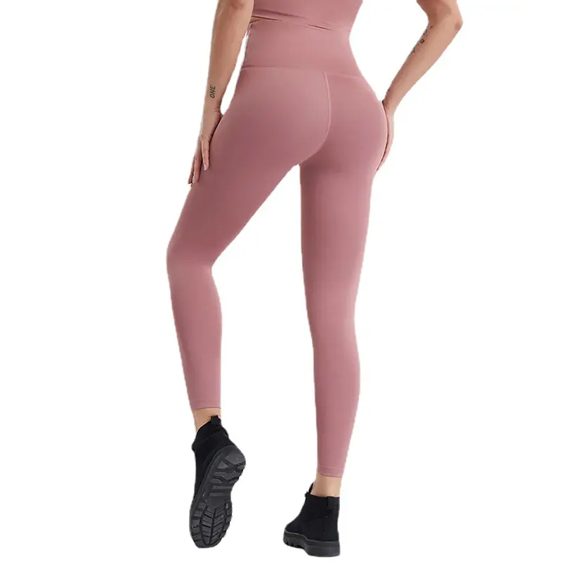 2021 Wholesales LULU yoga pants ladies high waist buttock tight legging nude fast dry running gym sports plus size wear