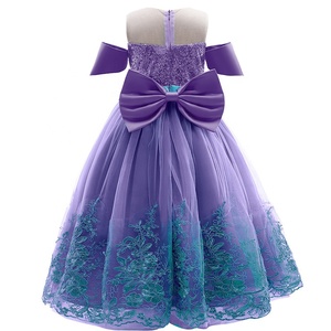 Nuevos disfraces de TV y películas Sea Princess Lace Princess Dress Girl Children <span class=keywords><strong>Ariel</strong></span> Dress Princess Dresses Kids - Product Image 6