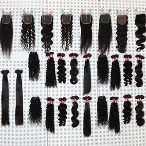 Fasci di <span class=keywords><strong>capelli</strong></span> umani all'ingrosso, estensione dei <span class=keywords><strong>capelli</strong></span> umani di Remy non trasformati grezzi di colore naturale dei <span class=keywords><strong>capelli</strong></span> brasiliani al 100% per le donne nere - Product Image 5