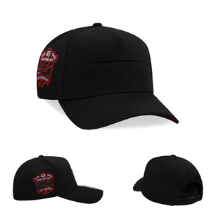 Gorra de Béisbol de 5 Paneles de Algodón de Fábrica, Bordado Personalizado con Logotipo 3D, Antiarrugas, Gorra de Béisbol de Dos Tonos - Product Image 3