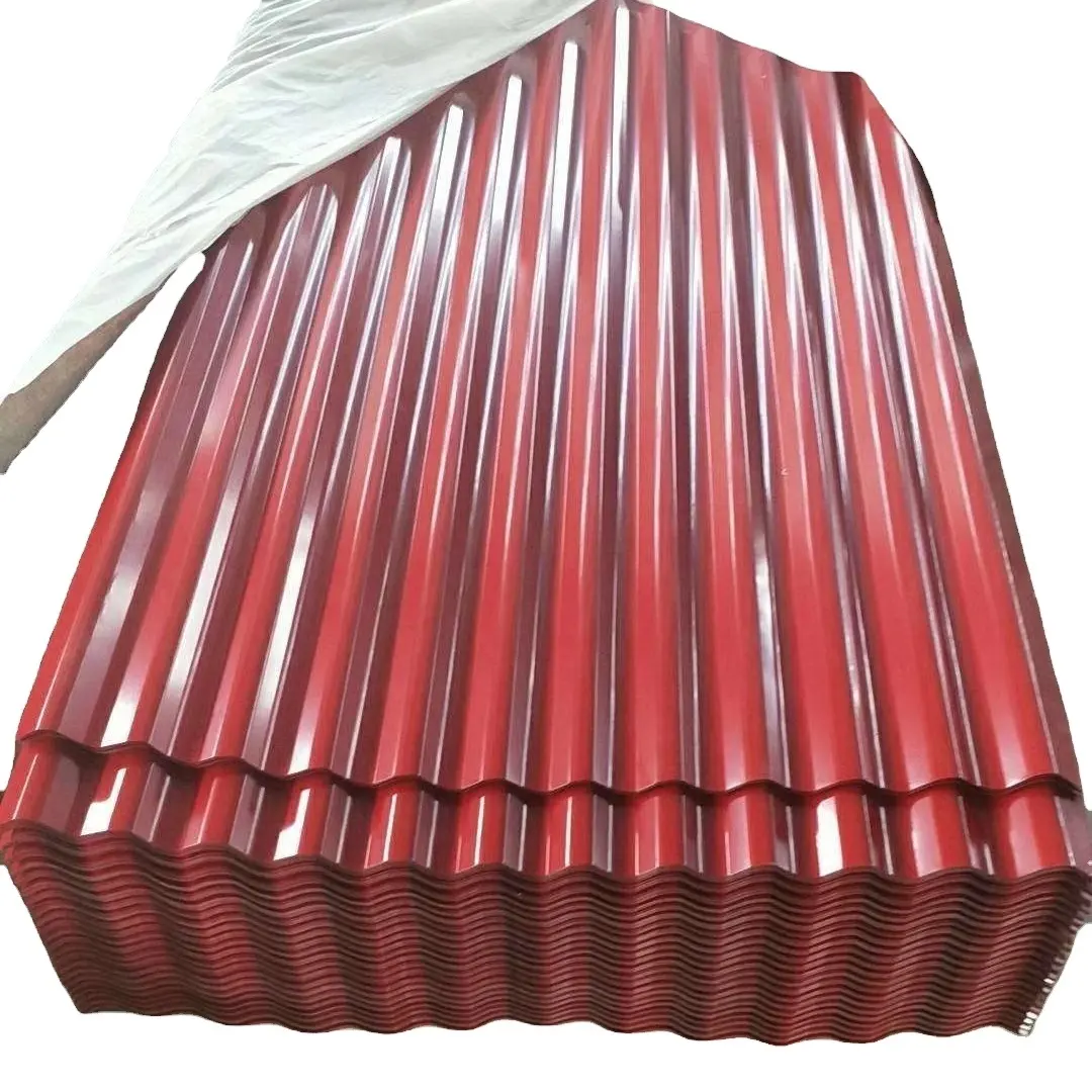 Ral color PPGI Customized Corrugated Roofing Sheet customized roofing plate