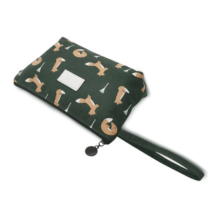 Trousse à crayons à motif de renard vert foncé, sac de rangement pour étudiants de grande capacité pour fournitures scolaires - Product Image 2