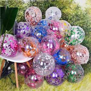 Globo ecológico con lentejuelas de 30cm para fiestas de <span class=keywords><strong>cumpleaños</strong></span> y bodas, decoraciones de globos de boda al por mayor - Product Image 4