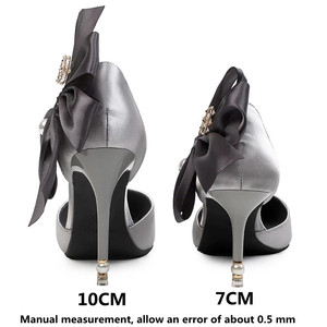 Zapatos <span class=keywords><strong>de</strong></span> tacón alto para mujer, calzado Sexy <span class=keywords><strong>de</strong></span> boda, zapatos <span class=keywords><strong>de</strong></span> novia, <span class=keywords><strong>sandalias</strong></span> <span class=keywords><strong>de</strong></span> aguja <span class=keywords><strong>blancas</strong></span> para boda - Product Image 3