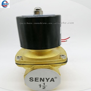 SENYA Série 2W Solénoïde en laiton 2 voies 2 positions Modèle 2W-400-40 pour pièces pneumatiques air-eau-huile - Product Image 2