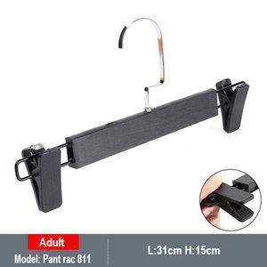 Percha de plástico amigable <span class=keywords><strong>para</strong></span> pantalones <span class=keywords><strong>para</strong></span> adultos con clips de plástico Multi-espacio aplicable <span class=keywords><strong>para</strong></span> armario de <span class=keywords><strong>cocina</strong></span> tienda de baño - Product Image 5