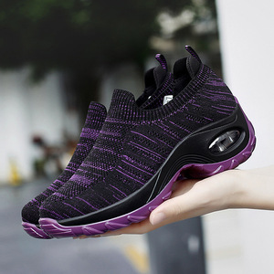 <span class=keywords><strong>Scarpe</strong></span> da <span class=keywords><strong>Donna</strong></span> con Tomaia in Maglia, Suola in Gomma e Cuscinetto d'Aria <span class=keywords><strong>per</strong></span> Camminata, Jogging e Palestra, Primavera-Autunno-Estate - Product Image 3