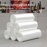Sac poubelle jetable en PE avec soufflet latéral, impression Gravnre, thermoscellable, en LDPE/HDPE, personnalisé pour usage domestique