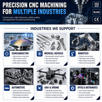Pièces usinées CNC de précision sur mesure en aluminium, titane, cuivre, acier inoxydable pour plusieurs industries