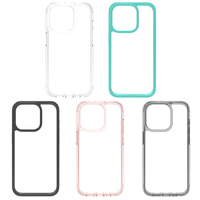 Coque de téléphone transparente en cristal anti-rayures pour iPhone 15 Pro 14 Plus 13 12 Mini 11 Pro XS Max XR 6 7 8 coque arrière rigide