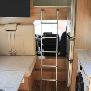 TYTXRV, aleación de aluminio de alta resistencia, 5 escalones, escalera <span class=keywords><strong>plegable</strong></span> RV para caravana, <span class=keywords><strong>autocaravana</strong></span>, remolque, caravana, furgoneta, fácil instalación - Product Image 5