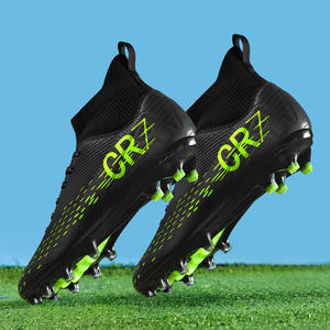 Zapatos de <span class=keywords><strong>Fútbol</strong></span> Unisex de Caña Alta con Tacos <span class=keywords><strong>AG</strong></span>, Transpirables y Cómodos, <span class=keywords><strong>Botas</strong></span> de <span class=keywords><strong>Fútbol</strong></span> para <span class=keywords><strong>Césped</strong></span> <span class=keywords><strong>Artificial</strong></span>, Plantilla de Goma, Primavera, Otoño, Invierno - Product Image 4