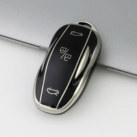 Étui de protection pour clé de voiture en TPU souple de qualité supérieure GSAISI pour DongFeng AEOLUS pour les modèles Fengon Porte-clés Porte-clés Sac d'usine
