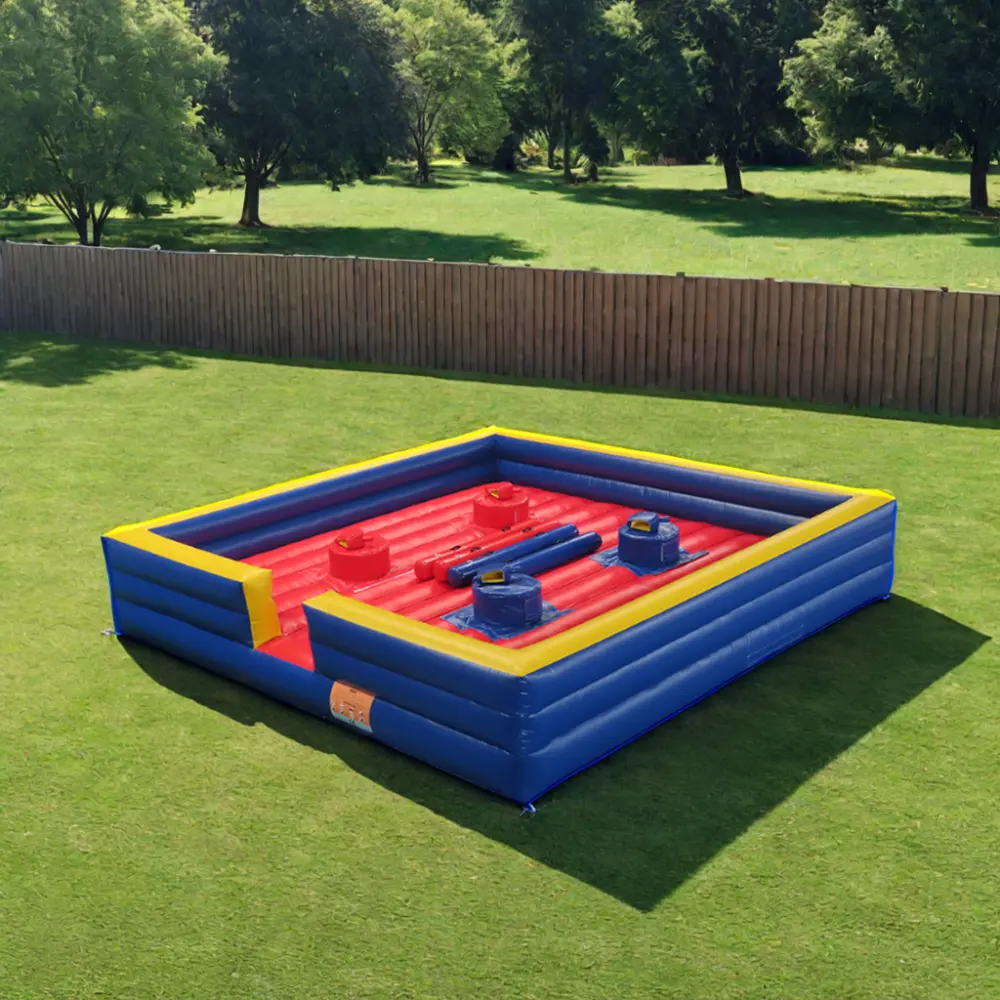 Ultimate Inflatable Gladiator Arena with Free Door Shipping Exciting Giant Jousting Game for All Ages