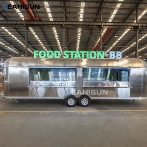 Remorque <span class=keywords><strong>de</strong></span> restauration mobile pour café, barbecue, snacks, bonbons et burgers, équipement <span class=keywords><strong>de</strong></span> food truck, résistante à la rouille, avec barre <span class=keywords><strong>de</strong></span> remorquage, pour cuisine <span class=keywords><strong>de</strong></span> camping-car - Product Image 2