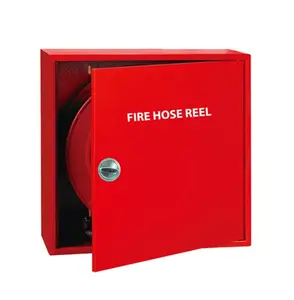 耐用优质消防软管卷盘柜出售灭火器盒制造