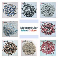 Flocons décoratifs pour sols en époxy, flocons de terrazzo à haute brillance pour revêtements muraux et de sol, livraison en Europe