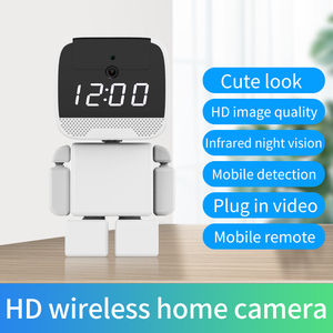 Vesafe 2MP Mini CCTV Máy Ảnh Không Dây Wifi Bé Màn Hình Tầm Nhìn Ban Đêm Thẻ Nhớ Cho Sử Dụng Trong Nhà Yoosee Ứng Dụng Robot Hình Dạng Máy Ảnh - Product Image 6