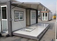 Isolation pliable maison extensible expédition préfabriquée vente pliée maisons préfabriquées bon marché prix de la vie en Chine conteneur pliant