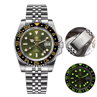 Addiesdive 2050 Montre Classique pour Homme à Quartz, Bracelet en Acier Inoxydable 316L, Mouvement Suisse, Montre de Plongée Classique et Décontractée, Vente en Gros