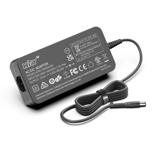 180W Power Adapter for Dell Alienware 15 17 R2 G3 G5 G7 Dell 5501 3579 7588 Docking Station WD19S LA180PM180 HA180PM180 DA18 Fixed USB C Cable