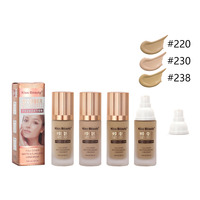 Fond de teint mat à couvrance totale Lifeproof 50 ml de Kiss Beauty, vente en gros, logo personnalisé, marque privée, fond de teint pour peaux noires