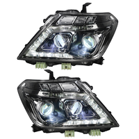 Pour Nissan Patrol Y62 2012-2019, phare bi-LED à double projecteur avec clignotant séquentiel, DRL en forme de L, ensemble de phares avant