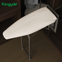 Armoire Kangyale Revolve Planche à repasser pliante coulissante Planche à repasser en métal avec tiroirs de rangement