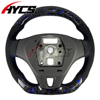 Volant en fibre de carbone forgé avec écran LED personnalisé pour Chevrolet Camaro Cruze RS LTZ ECO Volt MPV5 Sonic RS Accessoires de voiture