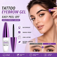 Gel Sourcils Peel-Off Longue Durée Anti-Transpiration et Anti-Bavures Facile à Appliquer, Crème Sourcils Peel-Off Marque Privée en Gros