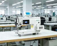 Machine à coudre zigzag à entraînement direct ZOJTEC ZJ5530-2SE-D, robuste, avec 2 moteurs pas à pas et 240 motifs