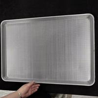 Plateau de cuisson perforé en acier inoxydable/alliage d'aluminium pour séchage et déshydratation