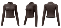 Vente Flash : Hauts de Yoga pour Femmes, Veste de Sport Entièrement Zippée, Sans Coutures, Extensible, Respirante, pour la Gym et l'Entraînement